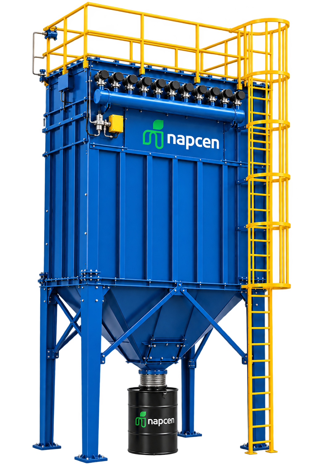 Pulse jet baghouse dust collector